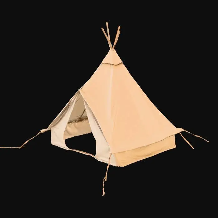 3D model for simple a-frame camping tent