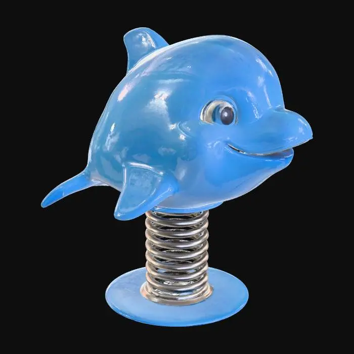 3D model for playground spring animal