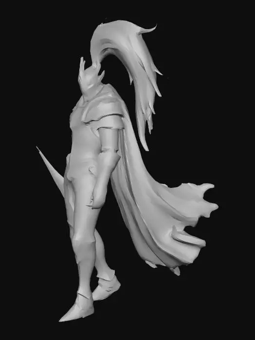 3D model for Crimson Knight