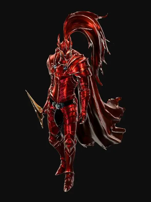 3D model for Crimson Knight