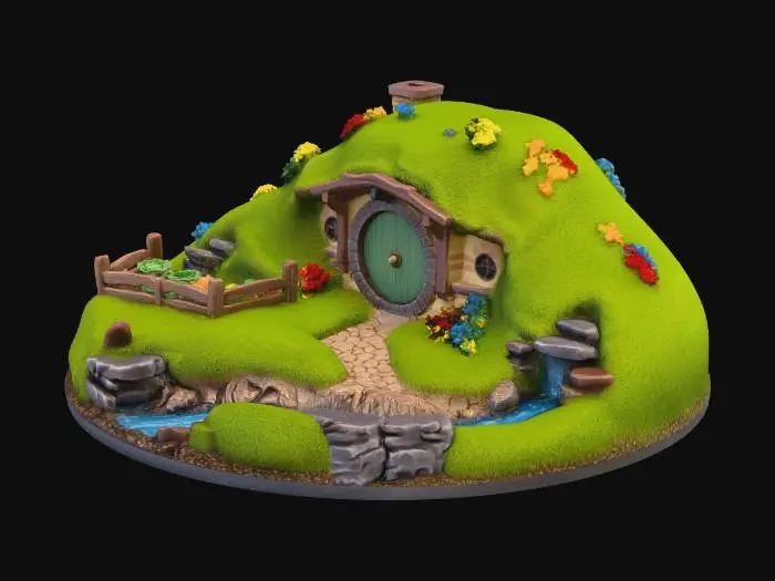 3D model for Shire Hollow Cottage