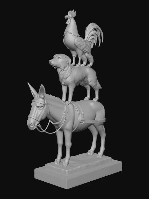 3D model for Animal Pyramid