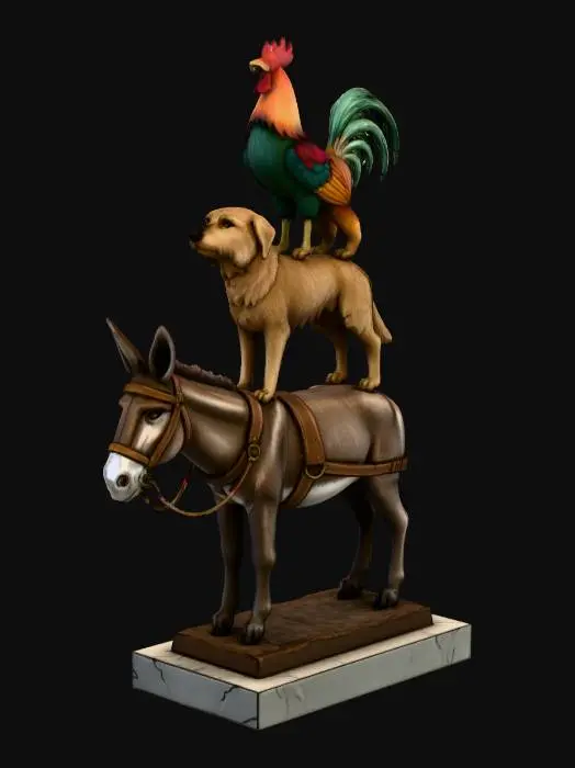 3D model for Animal Pyramid