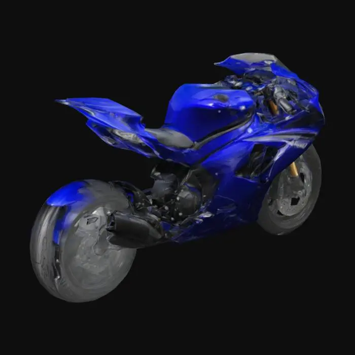 3D model for model fairing hed light yamaha r6 