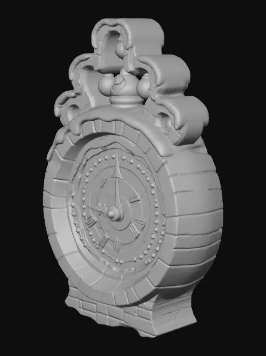 3D model for Winter Clockwork Art Deco