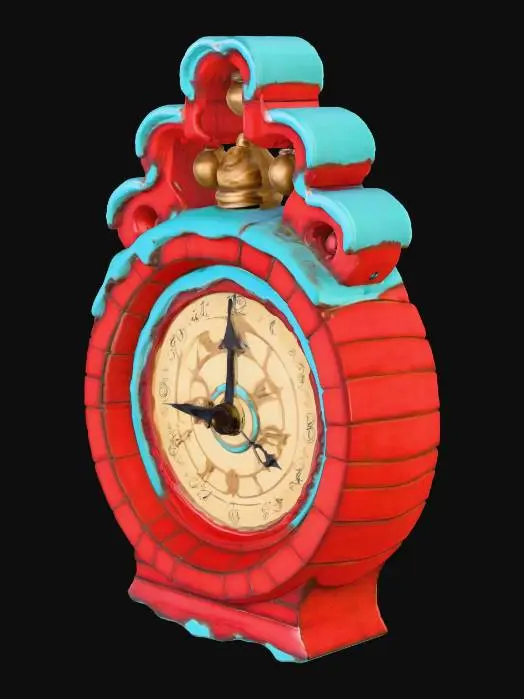 3D model for Winter Clockwork Art Deco