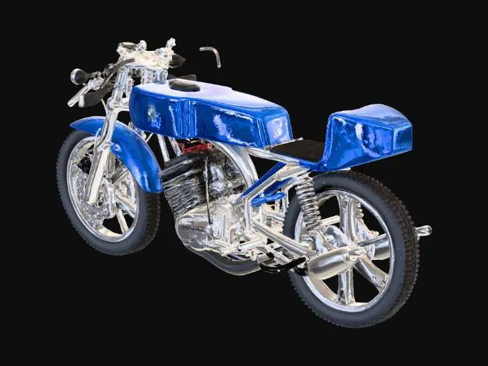 3D model for Vintage Blue Racer