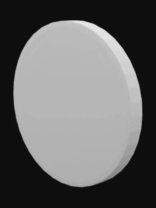 3D model for Moneda de Bitcoin con la B en el centro de la moneda en 3D realista con los relieves y lineas bien definidas