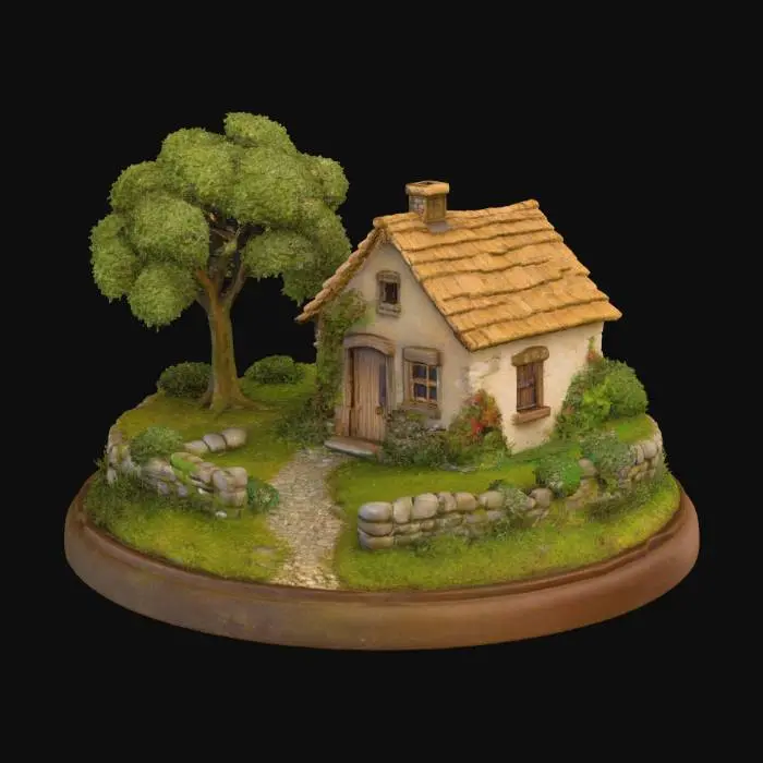3D model for Cottage Serenity