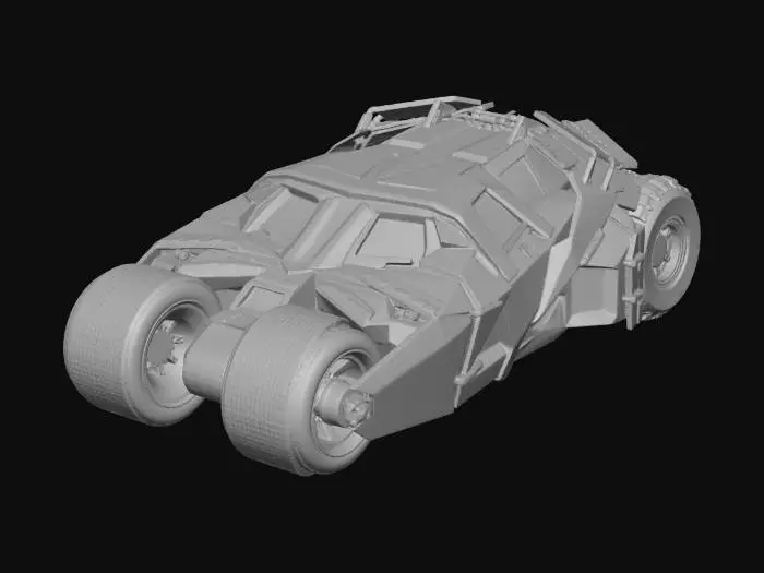 3D model for Batmobile Replica