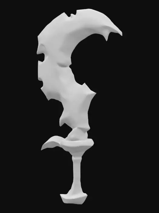 3D model for Shadowfang Curved Blade