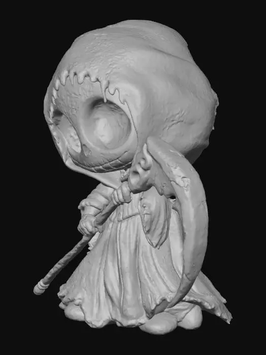 3D model for Grim Reaper in Pink