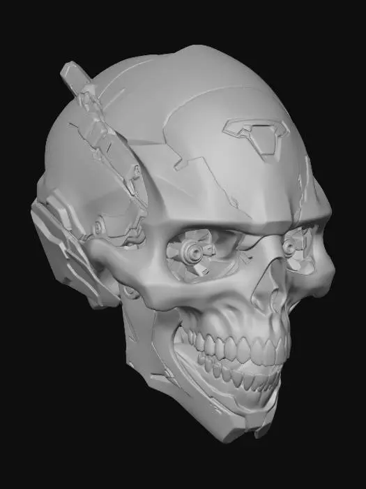 3D model for Cyber Skull Fusion