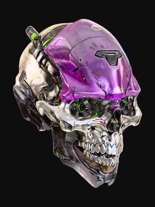 3D model for Cyber Skull Fusion