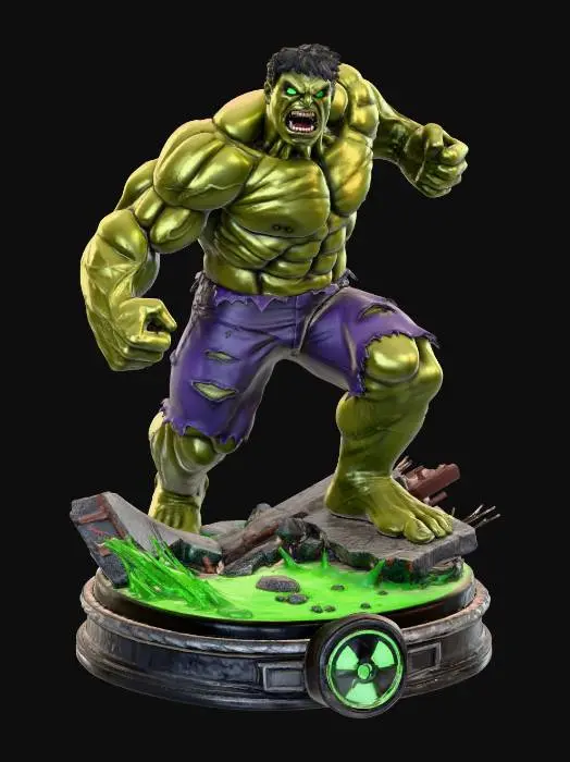 3D model for hulk