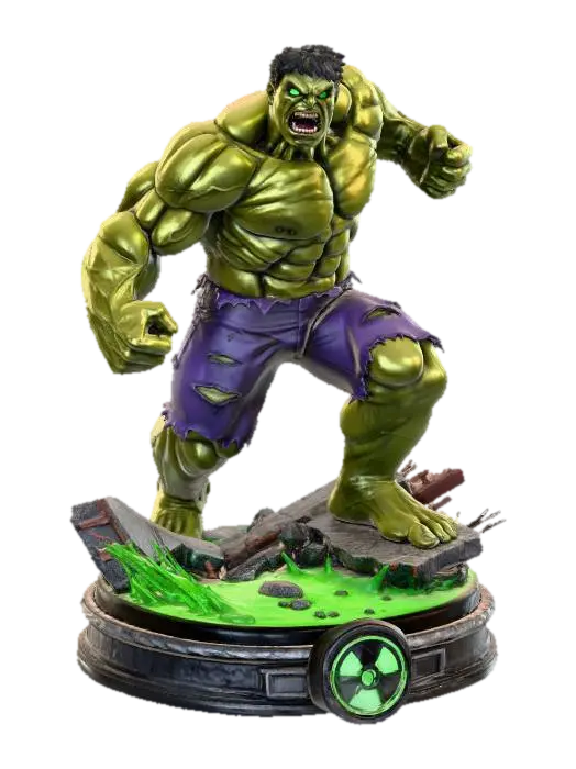 hulk 3D model, vytvořený pomocí AI