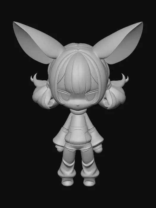 3D model for Rosy Bunny Doll