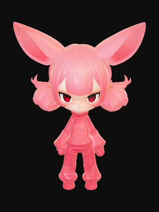 3D model for Rosy Bunny Doll