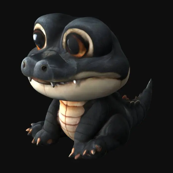 3D model for Cuddle Gator