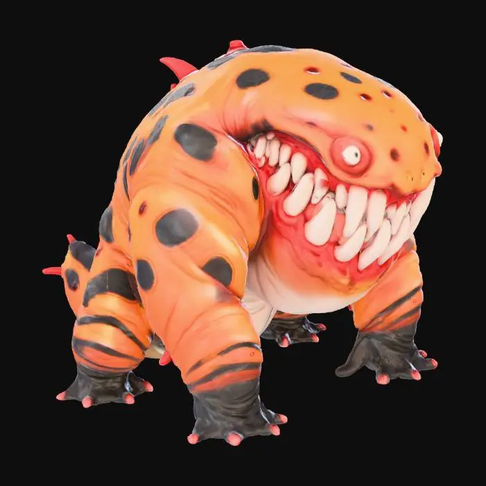 3D model for Laughing Lizard