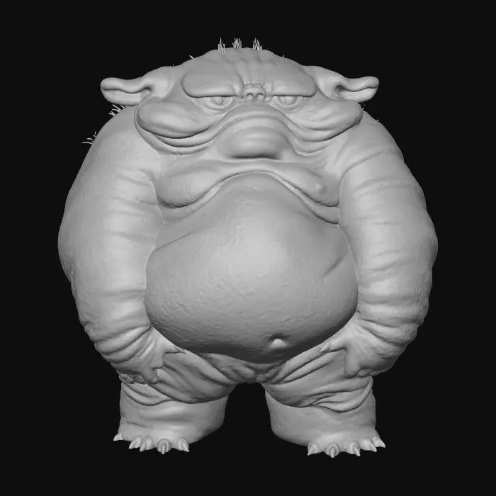 3D model for Blue Stripe Cuddler