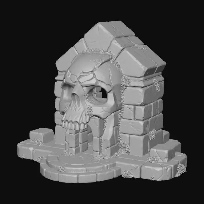3D model for Skull Temple