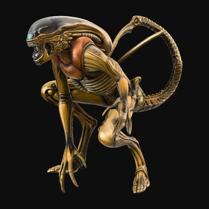 3D model for Alien Figurine