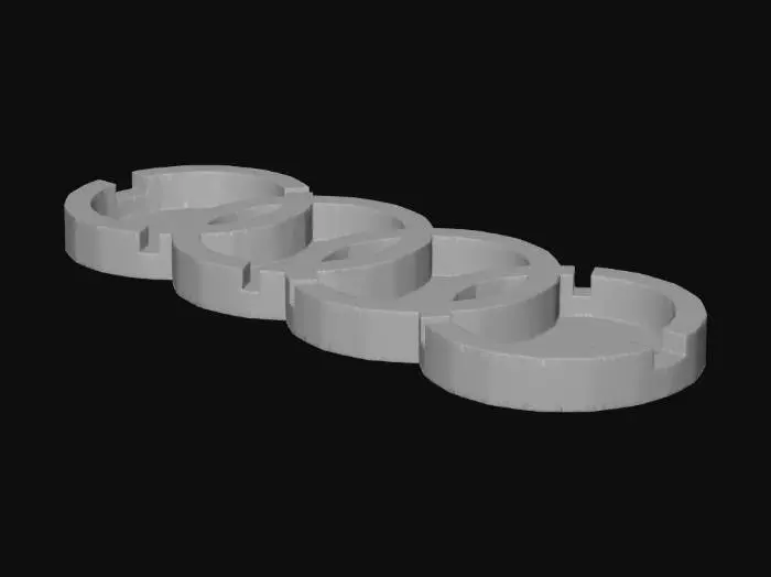 3D model for Ring Coaster Design