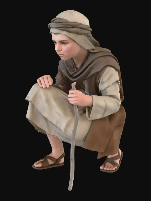 3D model for Young Shepherd