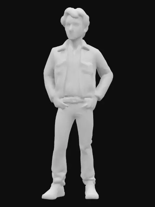 3D model for Very fun "young marty caracter" in the film " Back to the futur 2" style:1.9,Unreal engineer quality game ready caracter, ultra complex details for OctaneRender .should have a precise sharp edges and well-defined vertices. Ultra-realistic style, high quality.textured 4k:1.9