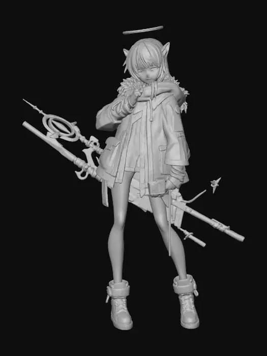 3D model for Halo Warrior.