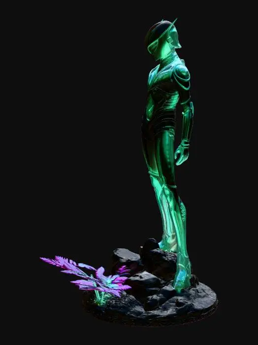 3D model for Neon Jungle Sentinel