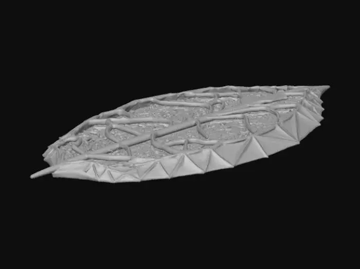 3D model for Cyber , artificial Leaf