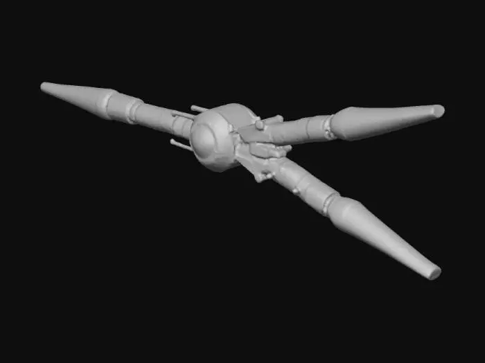 3D model for Triple-Arm Propulsion Assembly