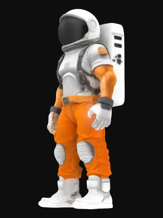 3D model for Astronaut on Moon Dust