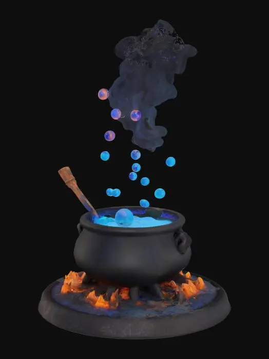 3D model for Enchanted Cauldron