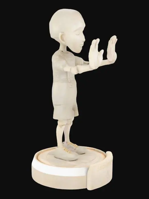 3D model for Expedition Figurine, mime