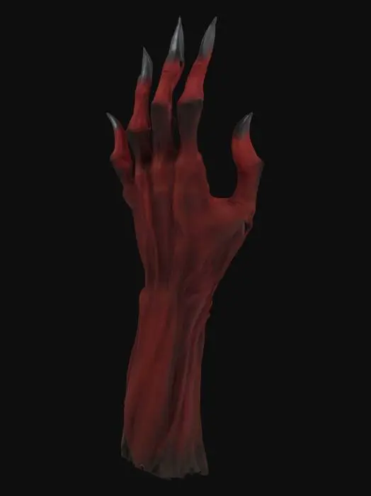 3D model for Demon hand