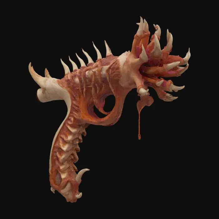 3D model for Bio-Horror Firearm