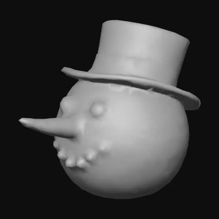 3D model for Snowman Head, #Christmas2025#