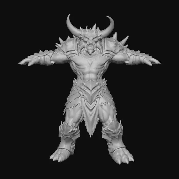 3D model for Forest Guardian Demon