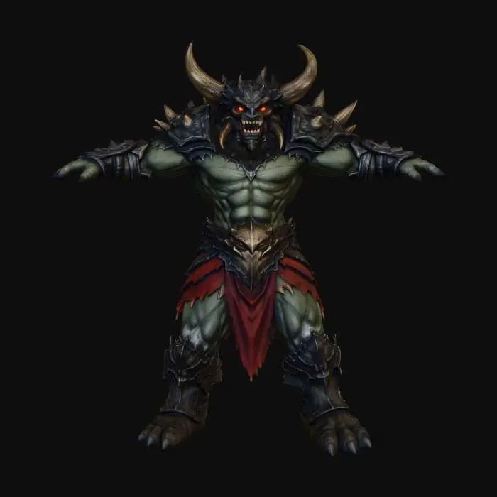 3D model for Forest Guardian Demon