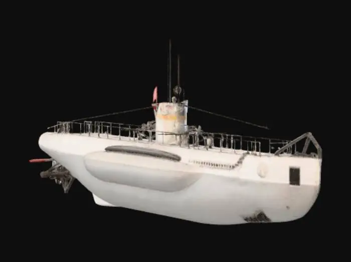 3D model for The White Submarine