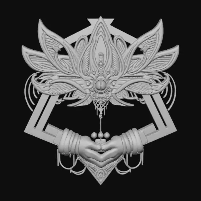 3D model for Heart of the Lotus