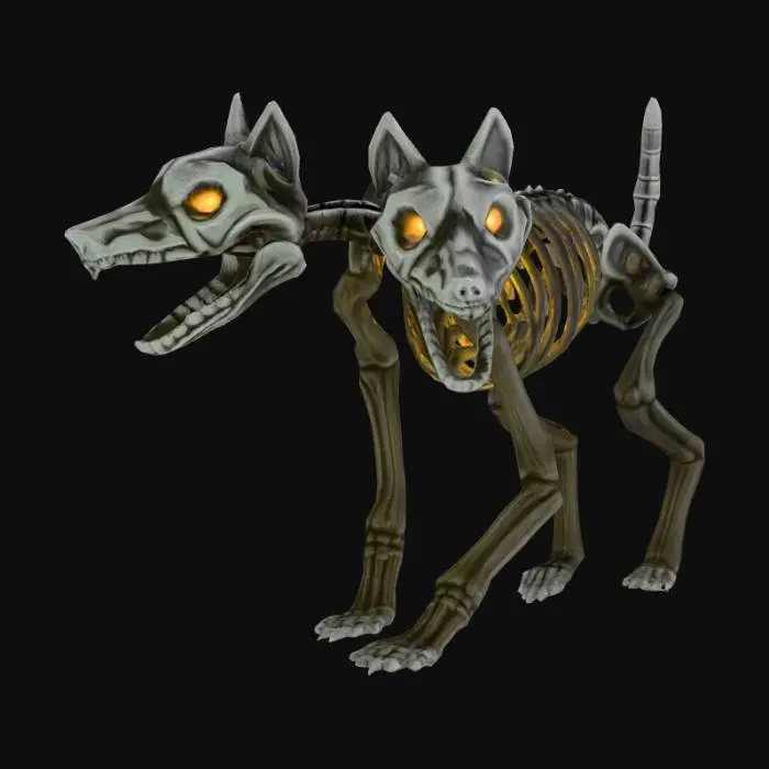 3D model for Barnyard Skeleton Duo