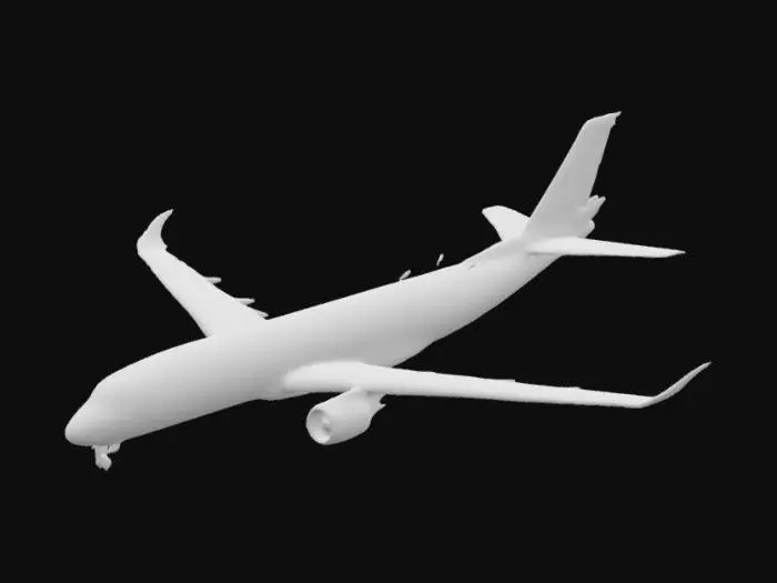 3D model for Airbus A350