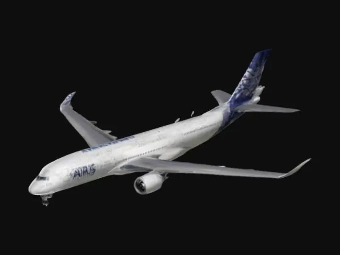 3D model for Airbus A350
