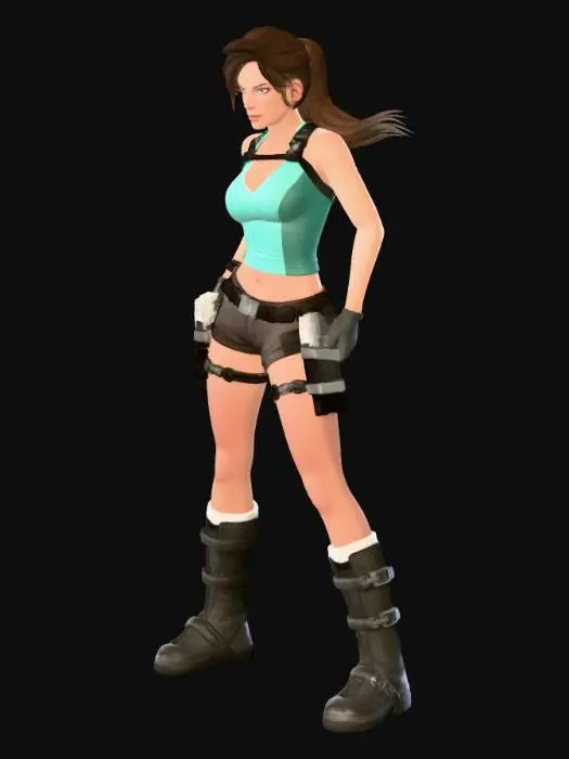 3D model for Lara Croft