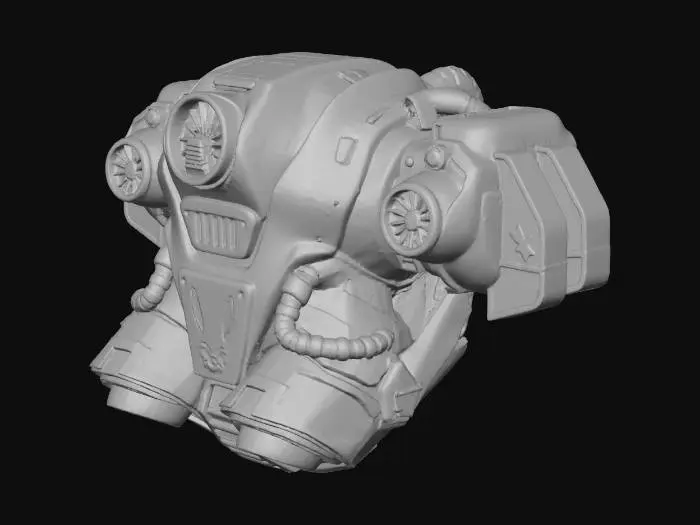 3D model for Crimson Mech Core