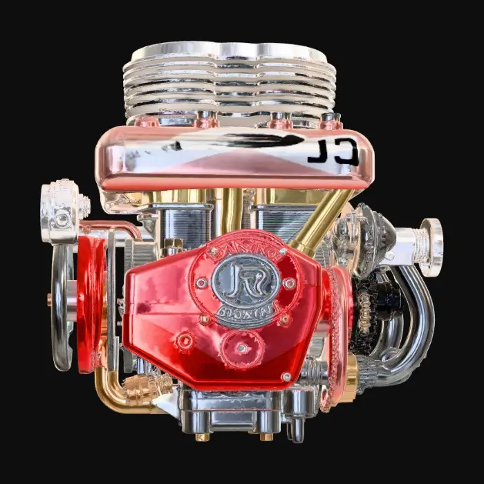 3D model for İlk motorsiklet yarış motoru